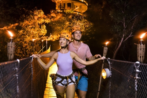 Desde Cancún: tickets de noche y transporte Xplor Fuego ParkEntrada Xplor Fuego Park: tour de 6 h desde Riviera Maya