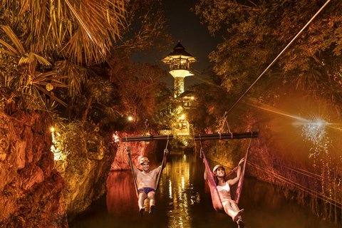 From Cancun & Riviera Maya: Xplor Fuego At Night & Transport From Riviera Maya