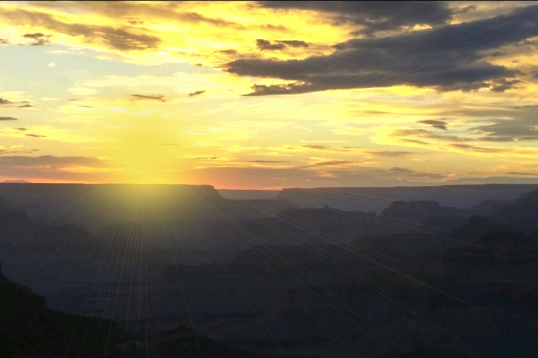 Las Vegas : Visite en petit groupe de la rive sud du Grand Canyon au coucher du soleilExcursion en petit groupe au coucher du soleil sur la rive sud du Grand Canyon