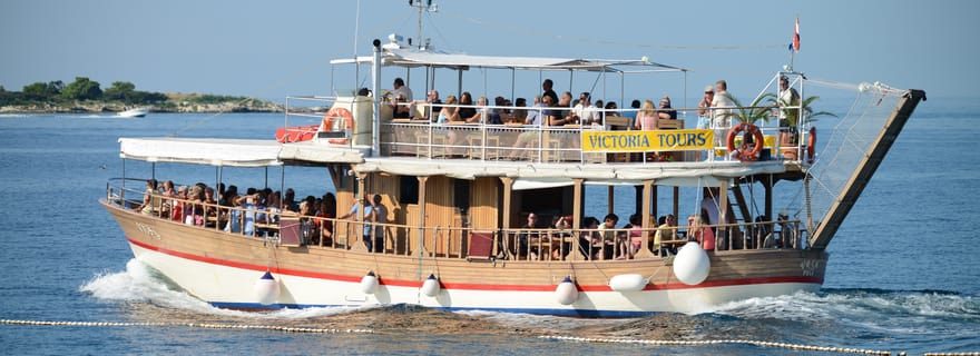 Depuis Poreč : excursion en bateau au fjord de Lim, à Rovinj et à Vrsar