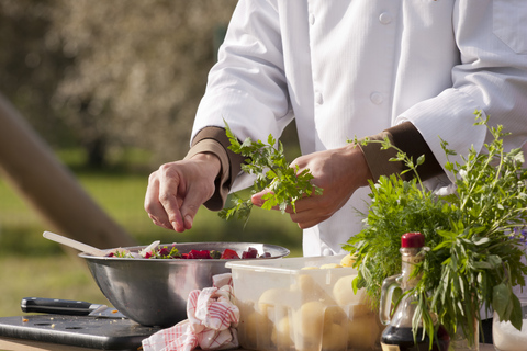 Santorini: aula prática de culinária com um chef