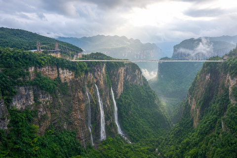 Zhangjiajie: Grand Canyon & Glass Bridge E-Ticket Options English Guide Service Only