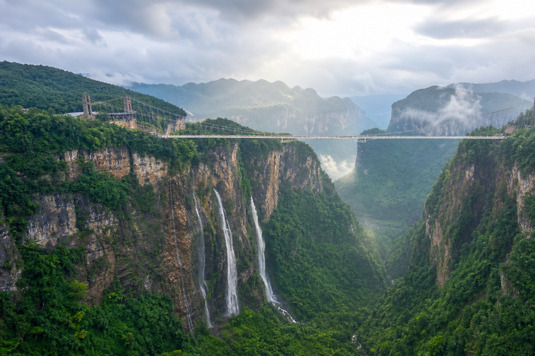 Zhangjiajie: Grand Canyon & Glass Bridge E-Ticket Options English Guide Service Only