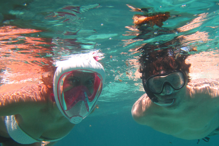 Blue Bay Mauritius: snorkel Blue Bay met boot met glazen bodem