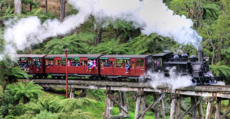 Melbourne Puffing Billy & Healesville Sanctuary Scenic Tour