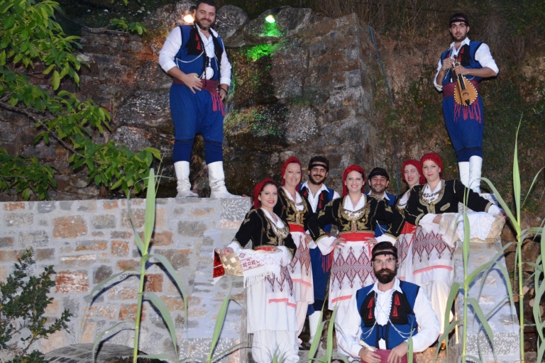 Heraklion: Kretenzische folklore-avond in Karouzanos VillageOphalen van Malia, Stalis, Chersonisos, Analipsi of Gouves