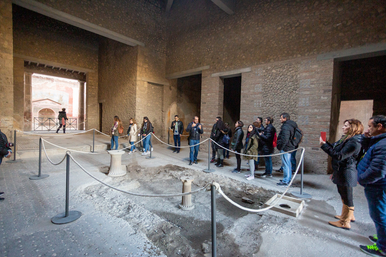 De Roma: Viagem de 1 dia às Ruínas de Pompeia com serviço de busca no hotelExcursão de 1 Dia a Pompeia em Português