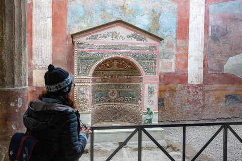 Från Rom: Pompeji-ruinerna Dagsutflykt med upphämtning från hotellFrån Rom: Hel dags rundtur till Pompeji – på portugisiska