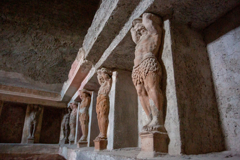 Da Roma: Escursione di un giorno alle rovine di Pompei con servizio di prelievo in hotelPompei: tour di un giorno in portoghese