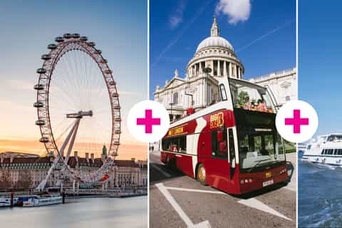 Big London Ticket: London Eye, Big Bus & Thames River Cruise