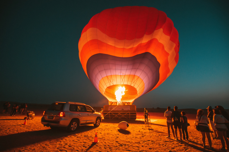 Dubai: Hot Air Balloon, Desert Safari, and Quad Biking Tour