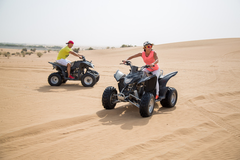 Dubai: Hot Air Balloon, Desert Safari, and Quad Biking Tour