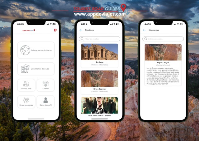 Visit App Self-guided road routes Bryce Canyon in Bryce Canyon National Park, Utah