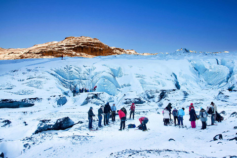 Van Reykjavik: wandeltocht zuidkust en gletsjer