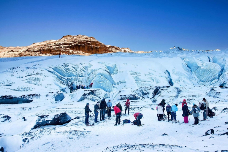Z Reykjaviku: wycieczka piesza po południowym wybrzeżu i lodowcu