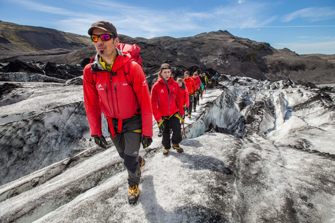 De Reykjavik: Excursão de caminhada pela costa sul e geleiraDe Reykjavik: excursão de caminhada pela costa sul e geleira