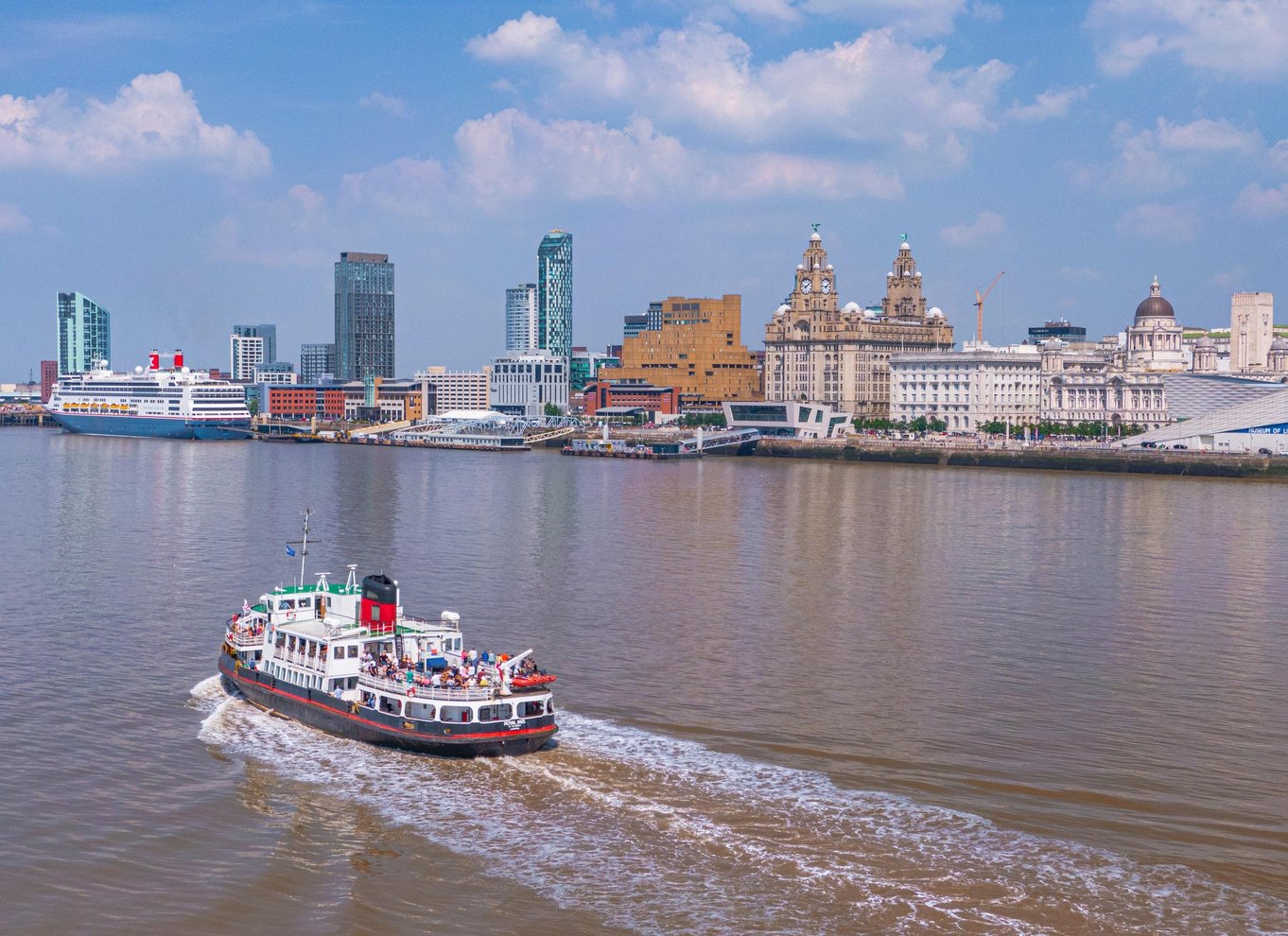 Liverpool: Sightseeing-flodkrydstogt på Mersey-floden