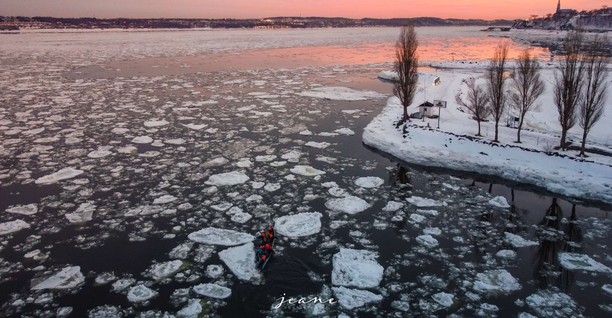 Quebec City , Unique Ice Canoeing Experience - SuiteTrails