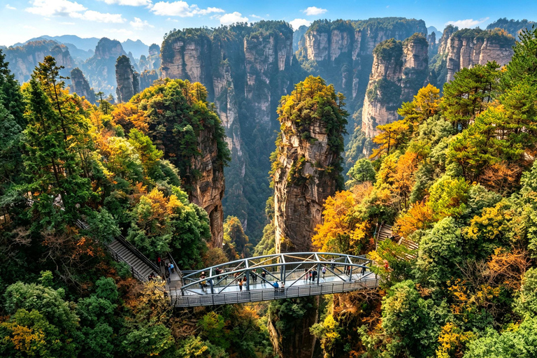 From Zhangjiajie: 2-Day Tour Hotel Pickup & Entry Tickets Night Tour Furong Ancient Town Self-guided