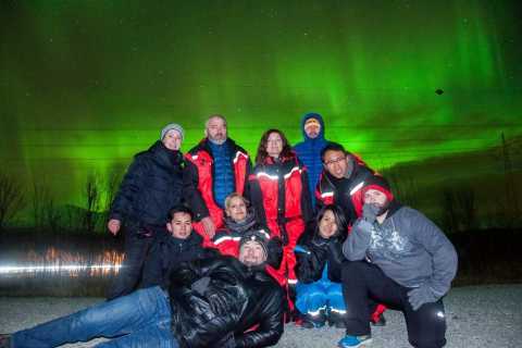 Tromsø: tour aurora boreal con todo incluido en minibús
