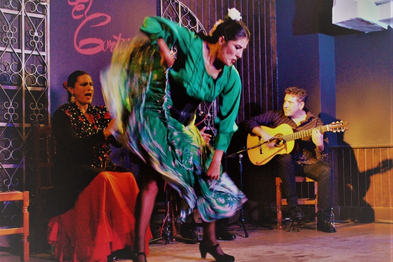 Madrid: Taller y espectáculo de flamenco con cena y bebidas.