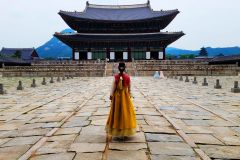 Seul: Palácio Gyeongbokgung, Templo Jogyesa e Cheongwadae