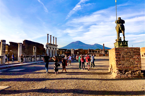 From Positano: Pompeii and Vesuvius Guided Tour