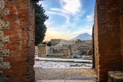 From Positano: Pompeii and Vesuvius Guided Tour