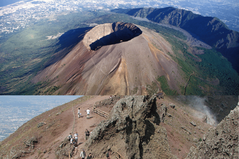 From Positano: Pompeii and Vesuvius Guided Tour