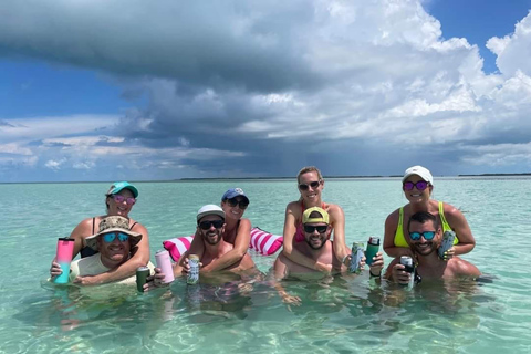 Key West: Croisière privée de 4 heures sur un bar de sable sur un bateau Tiki Bar