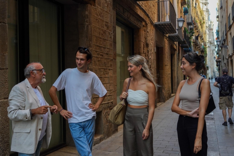 Barcelona: Kleine Groepswandeling met tapas en wijnAvondtapas, wijntour en Flamenco-show van 1 uur