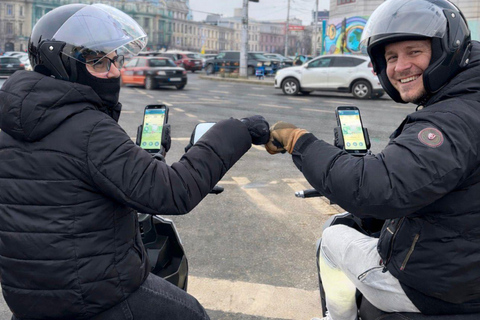 Bucharest Full Tour on Motor Scooter (No License Required)