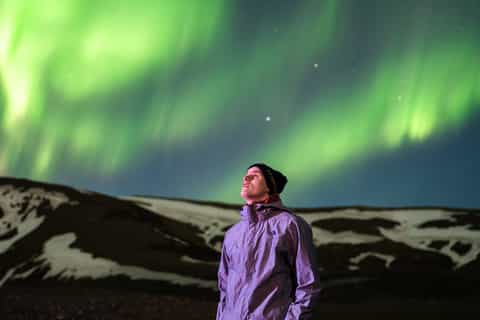 Húsafell: Langjökulll Glacier Ice Cave & Northern Lights