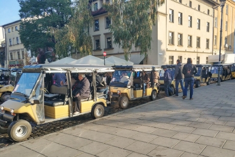 Kraków: Dzielnica żydowska i zwiedzanie getta wózkiem golfowym