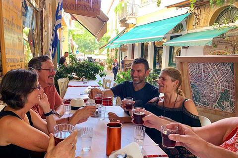 Athènes : Visite culinaire traditionnelle grecque dans des endroits cachés