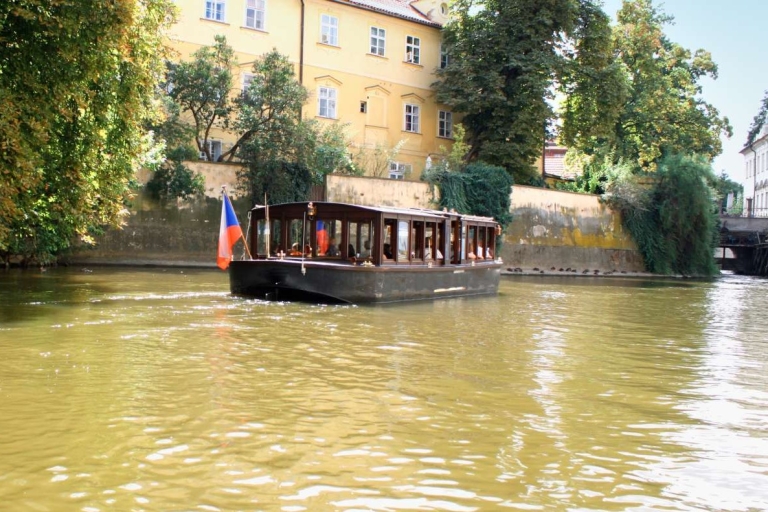 Praga: crucero en barco por el río y visita guiada con bebidaPraga: crucero por el río y visita guiada