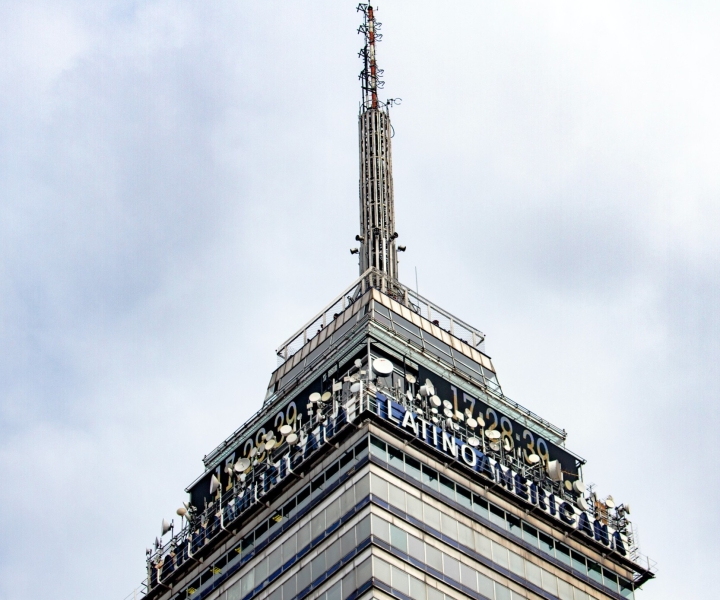 Città del Messico: piattaforma di osservazione di Torre Latino