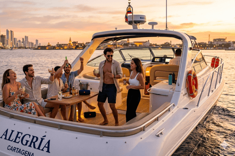 Cartagena tours: Sunset in the Bay with Skylen Cartagena sunset tours in the Bay with Skylen