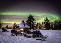 Levi, Snowmobile Northern Lights Hunting Trip With Campfire - Housity