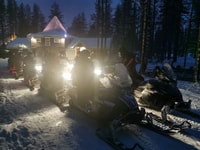 Levi, Snowmobile Northern Lights Hunting Trip With Campfire - Housity