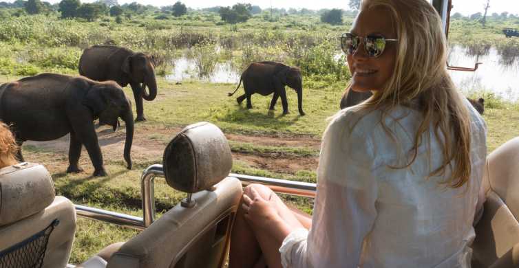Udawalawe National Park Safari w Elephant Transit Home Visit GetYourGuide