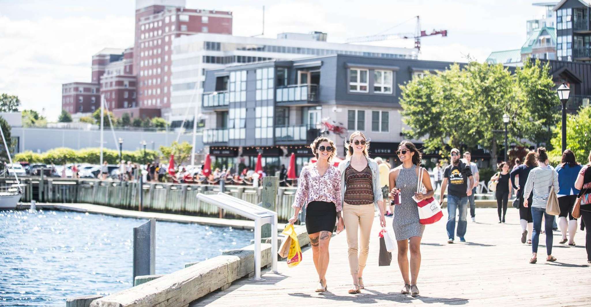 Boardwalk e Seaport, passeio de áudio de smartphone - Hizvo