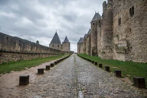 From Sète: Private Tour of the Fortifications at Carcassonne
