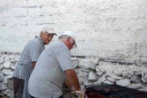 Mykonos: barbecue op een Mykonian Farm