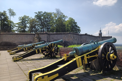 From Dresden: Table mountains Lilienstein & Königstein tour