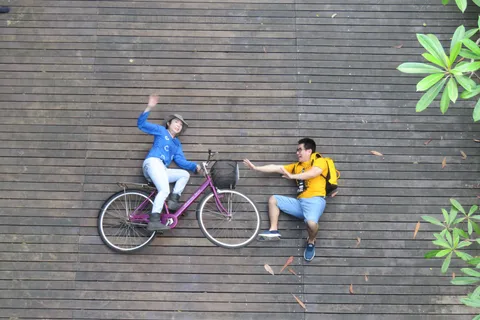 Udforsk Bangkok-junglen på cykel, kajak og båd - lille gruppe