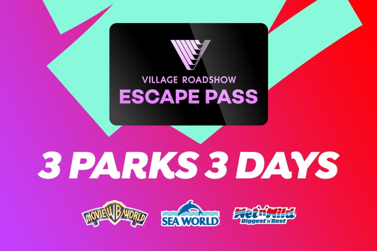 Gold Coast : pass pour 3 parcs à thème valable 3 joursPass Village Roadshow : Movie World & Sea World Wet'n'Wild