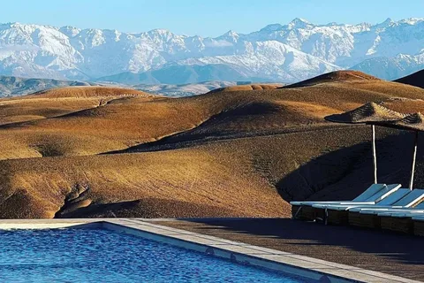 Trasferimento privato da Marrakech al deserto di Agafay