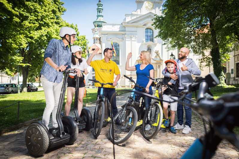 Praha: Segway og E-Scooter Tour Combo