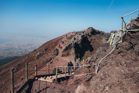 From Naples: Pompeii, Herculaneum, and Vesuvius Group Tour